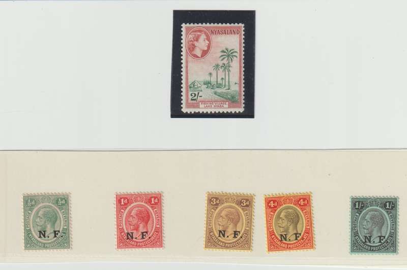 Nayasaland 1908 -1963 Selection Good CV. See Scans !!!