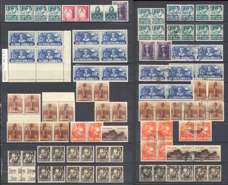 1941-42 Large Format War Effort Selection in Unmounted & used - CV R 11 000 !!