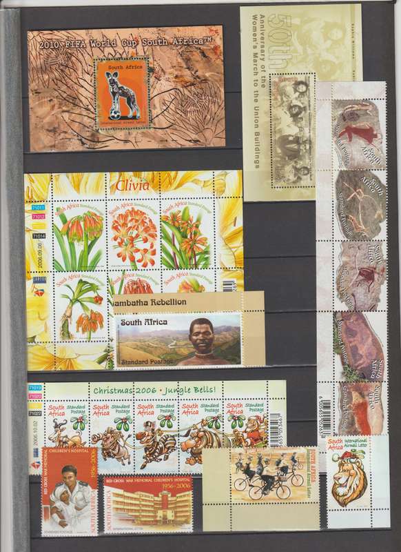RSA 2006 Selection of Stamps, Mini Seets. Good Value. See Scans.
