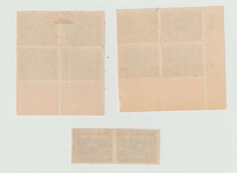 RSA 2'6 Shilling Official 1932 Pair & 1952 blocks. High CV, SEE SCANS.