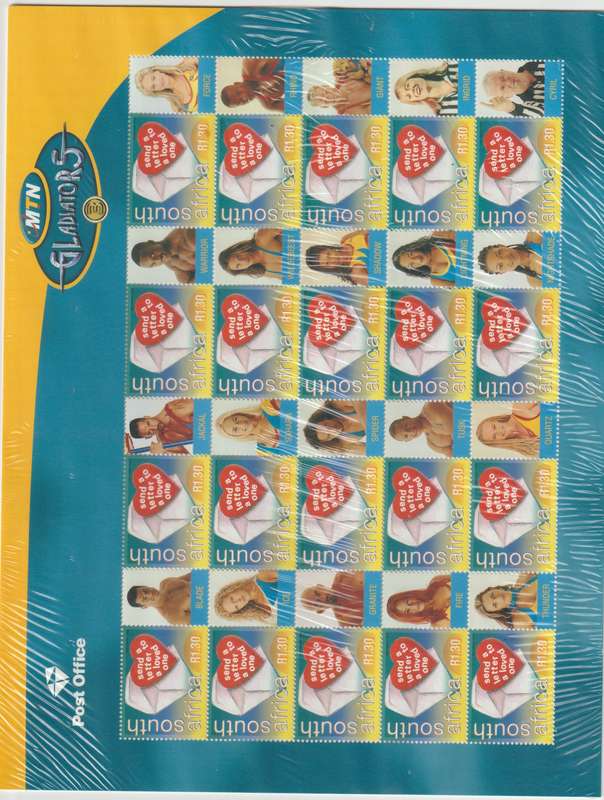 RSA 2000 -2001 Selection of Stamps, Mini Sheets CV +/- R 2500.00. See Scans.