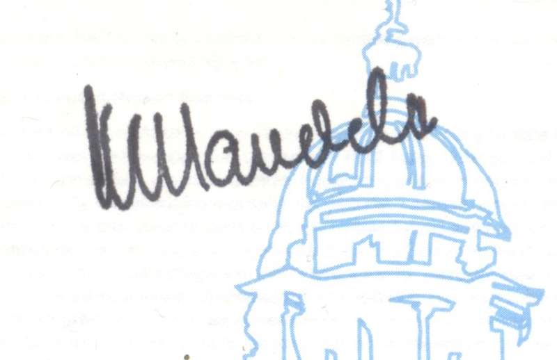 RSA 1994 Inauguration cover signed by Mandela - bought from a reputable local dealer
