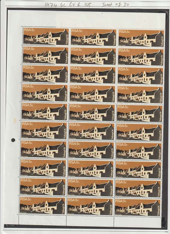 RSA 1961 - 1974 Singles, Control Blocks, Varieties, Printing errors. High CV. See Scans.