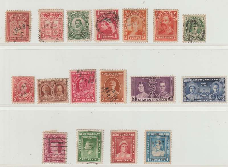 Newfoundland 1919 -1938 Selection. See Scans.