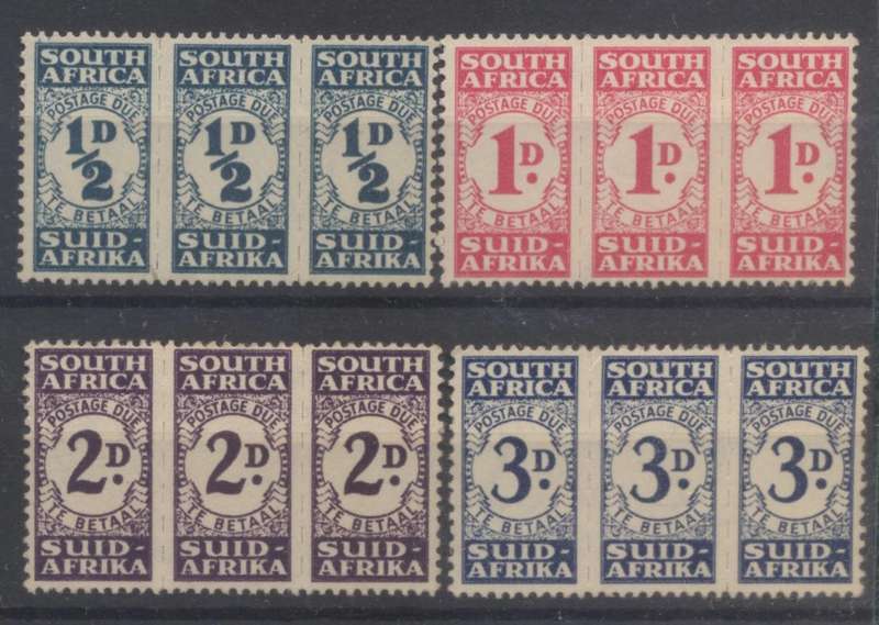 Union 1943-44 Bantam postage dues set of 4 (no cc31a) MLH - CV R 1350