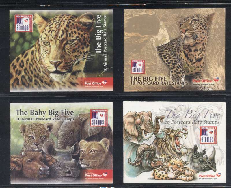 Modern RSA Big 5 & Baby Big 5 self adhesive booklets x 4 Mint & Complete