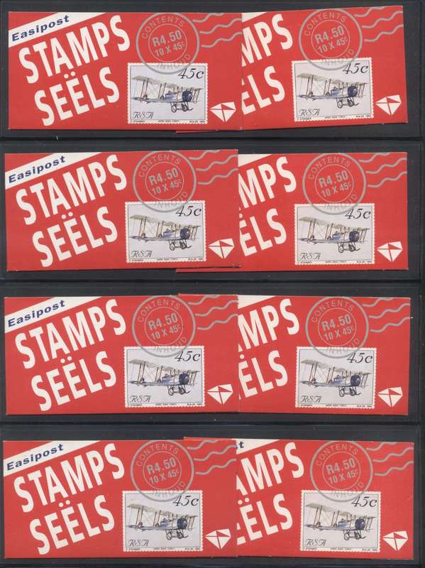 RSA 1993 Booklet No 5 SACC 823 x 8 - Mint & Complete