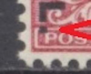 1930 CC 13c 1d Official Pair with 'Stop after offisieel' Variety - Superb Unmounted - CV R 1300