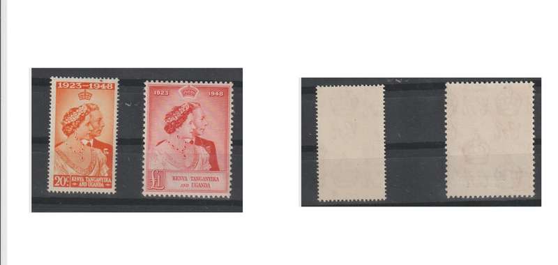 KUT 1948 Royal Silver Wedding set UMM !