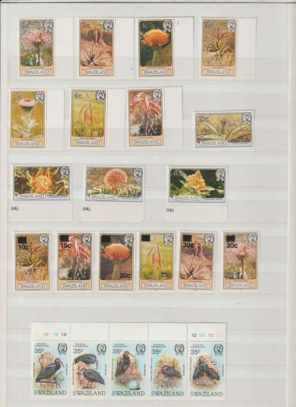 Swaziland 1948 -1983 Selection stamps, blocks, Mini sheets. High CV. See Scans !!!