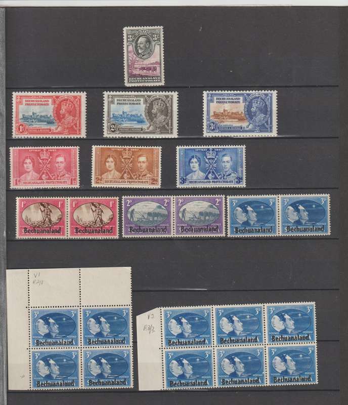 Bechuanaland / Botswana selection Stamps, Mini Sheets. High CV. See Scans.