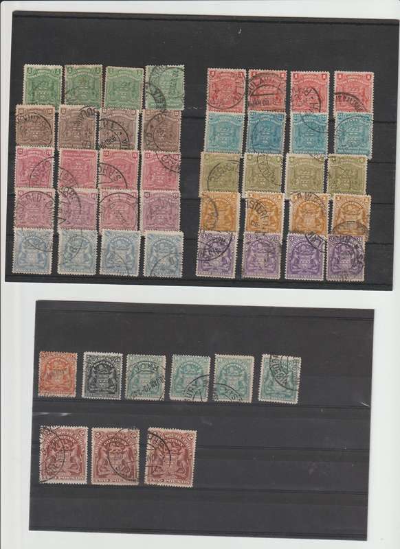 BSAC Rhodesia 1888 - 1908 Definitive issue * M & * Used CV +/- R 25000.00. See Scans !!!