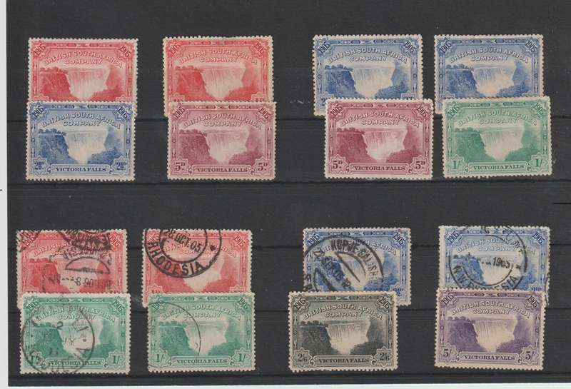 BSAC 1905 Victoria Falls * M & * Used. Good CV. See scan's !!!