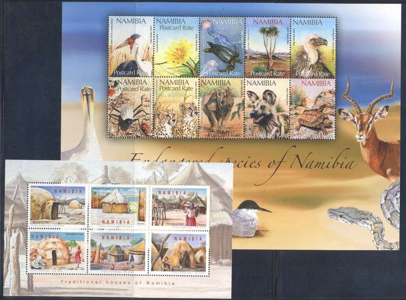 Namibia Modern Sheetlets x 11 - superb condition