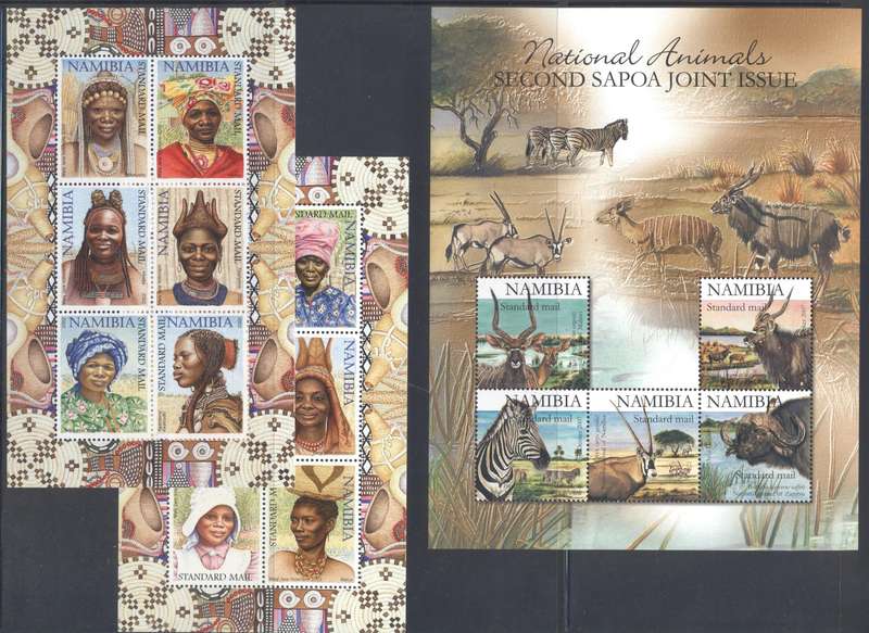 Namibia Modern Sheetlets x 11 - superb condition
