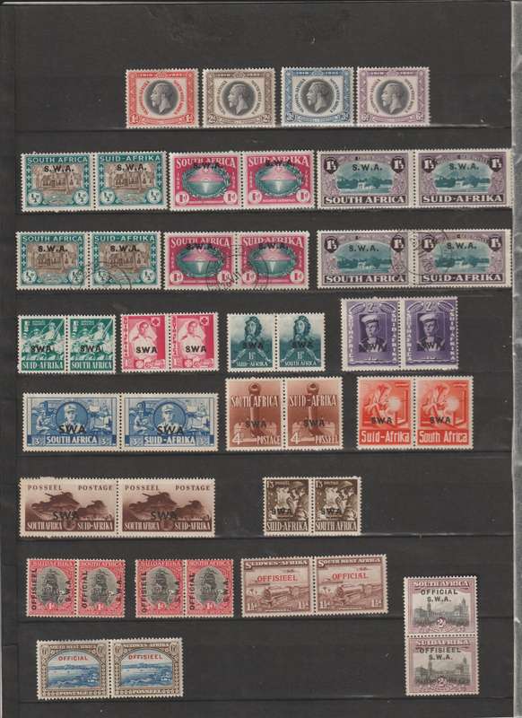 SWA 1931 - 1943 **Mint, *Mint, * Used CV +/- R 24000.00. See Scans !!!