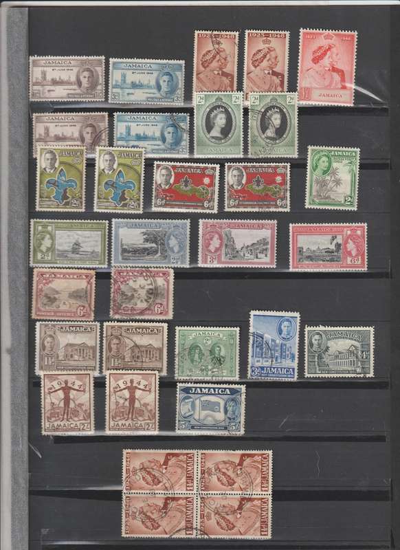 Jamaica 1860 - 1966 selection. Good CV. See Scans.