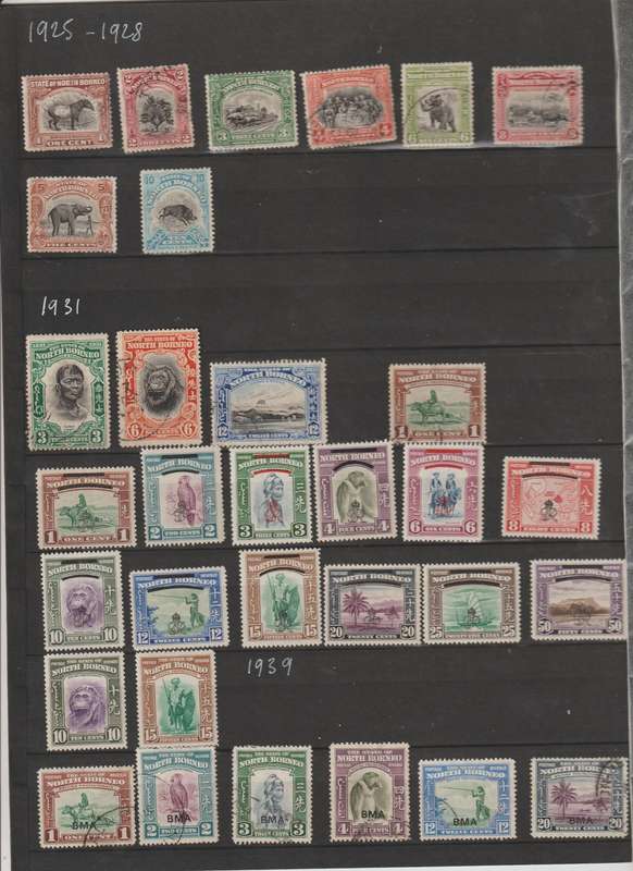 North Borneo 1888 - 1992 Mainly * Used. High CV. See Scans.