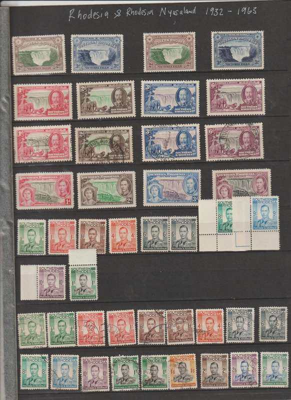 Rhodesia & Rhodesia 1932 -1963 Selection. Good CV. See Scans.