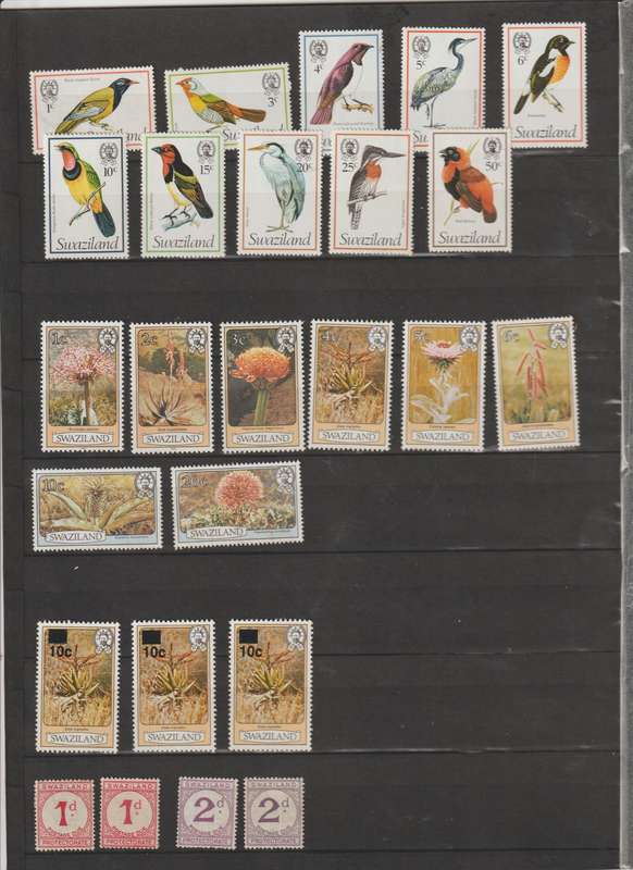 Swaziland 1945 -1968 Selection. Good CV. See Scans.