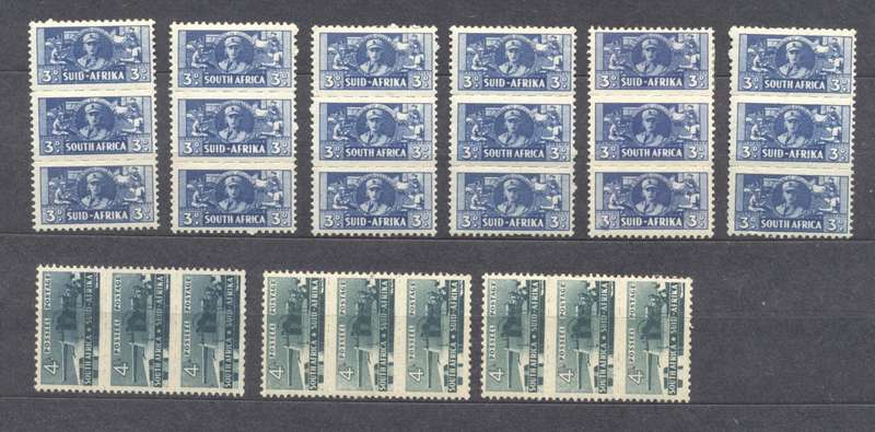 Union small wars wars odds - MLH & MNH  - see 2 scans - good cv !