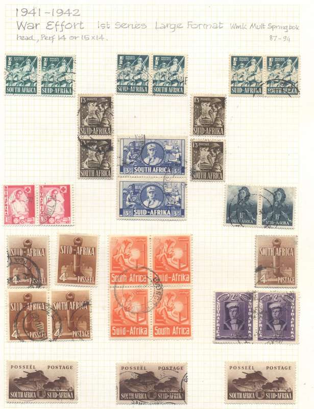 Union small & large wars selection used - see 3 scans