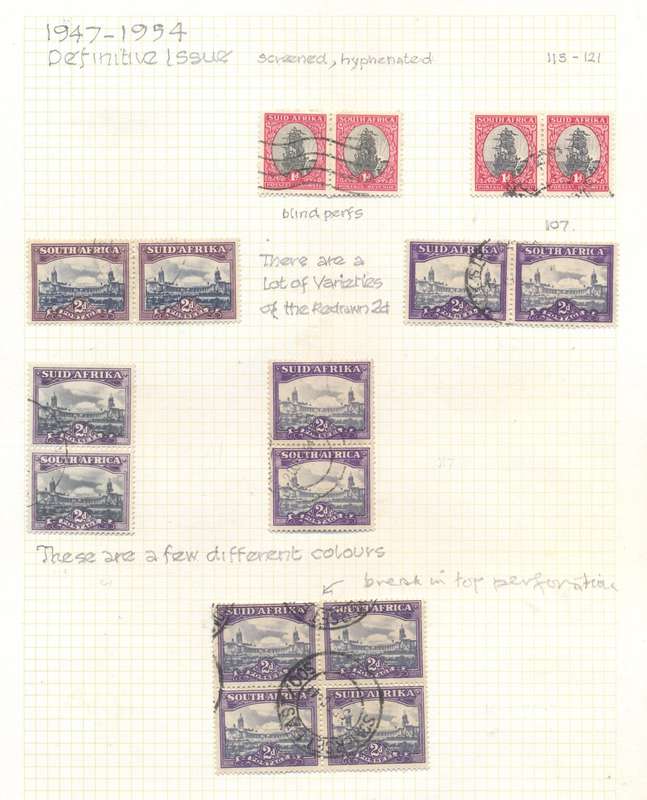 Union Pictorals various issues used & Hinged on pages see 8 scans