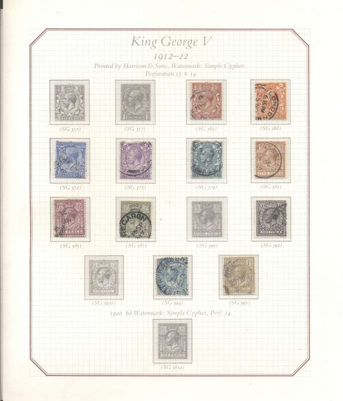 SCARCE S.G. "The Four Kings" collectors binder - partially complete -  with preprinted hinge pages