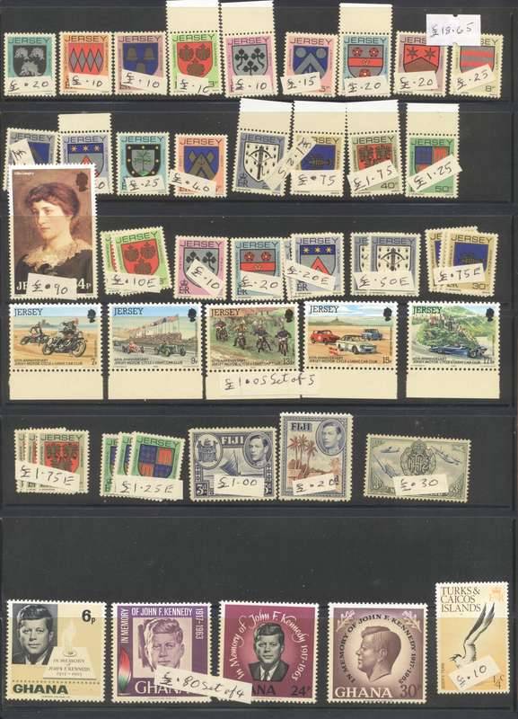 Commonwealth Mixed lot Mint - see 4 scans - CV 55 Pounds +