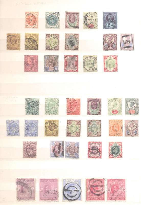 Great Britain Nice little collection (used) in good nick Pronto 16 pg/32 side stock book