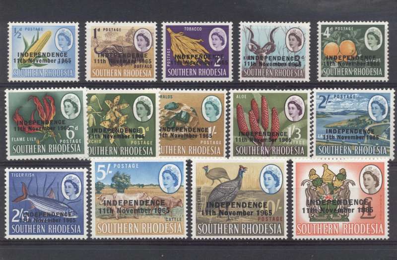 Southern Rhodesia 1965 Independance issue - Superb Unmounted