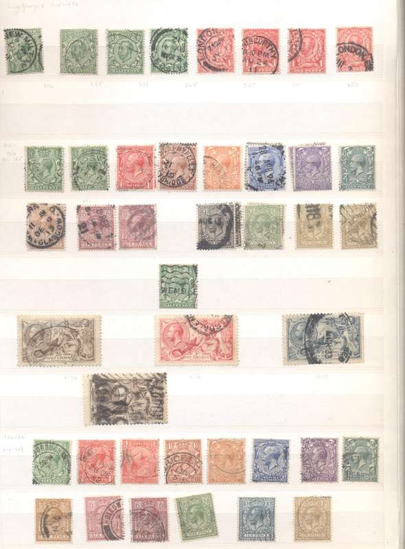 Great Britain Nice little collection (used) in good nick Pronto 16 pg/32 side stock book