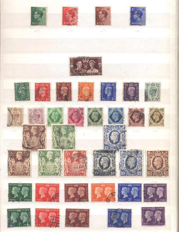 Great Britain Nice little collection (used) in good nick Pronto 16 pg/32 side stock book