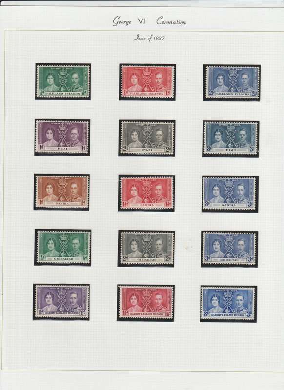 1937 KGVI Coronation comprehensive selection. **m, *m . See Scans.