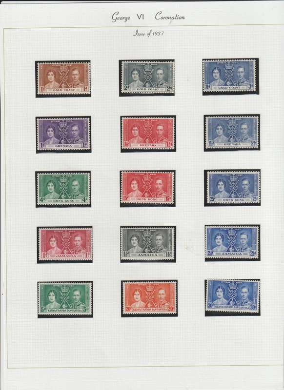 1937 KGVI Coronation comprehensive selection. **m, *m . See Scans.