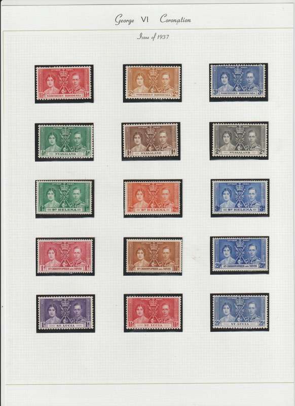 1937 KGVI Coronation comprehensive selection. **m, *m . See Scans.