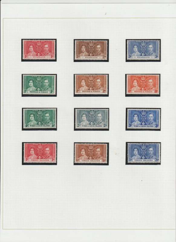 1937 KGVI Coronation comprehensive selection. **m, *m . See Scans.