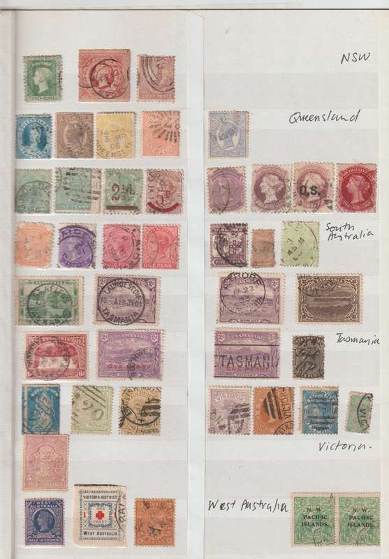 Australasia NSW, Queensland, South, Tasmania, Victoria, West Australia. *u See Scan.