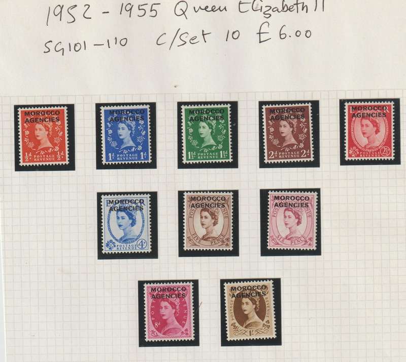 Morocco Agencies . ( British Post Offices) 1900's .Great Grouping. See Scans.
