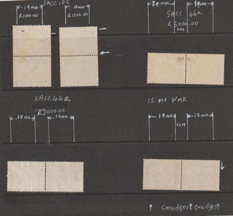 1930 - 1950 1s Gnu pairs **m,*m,*u High CV. See Scans.