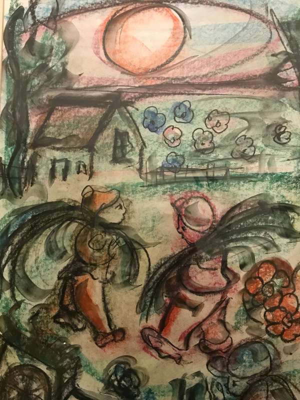 Frans Claerhout - mixed media - harvesters artwork