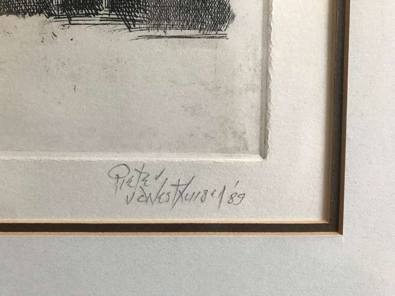 Pieter van der Westhuizen - signed, limited edition etching