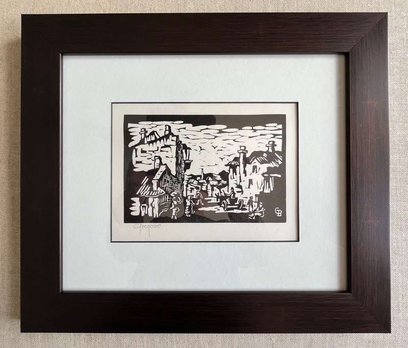 Gregoire Boonzaier- Signed Linocut