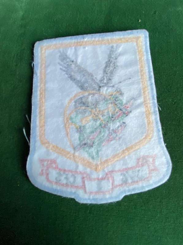 SAAF-CENTRAL FLYING SCHOOL HARVARD AEROBETIC TEAM PATCH-WORN 1980'S-1994-ON BREAST-3 INDICATES WINGM