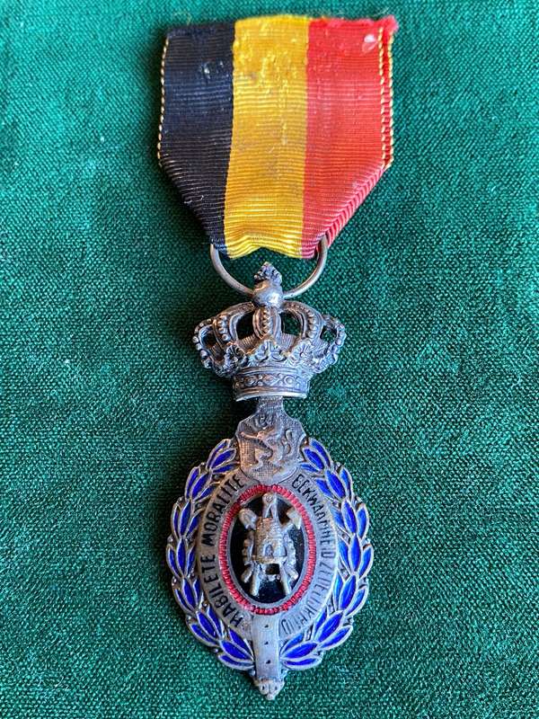 FULL SIZE BELGIUM CIVILIAN LABOUR DECORATION