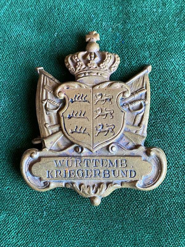 German Wurtenberg-WW1 Warrior League Badge/Medal-Veterans German South West Africa