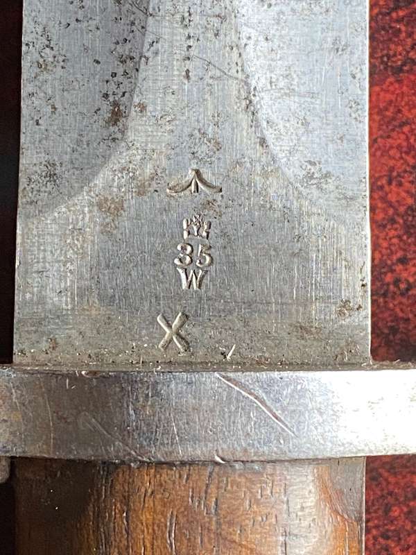 BRITISH 1888 PATTERN LEE METFORD BAYONET WITH SCABBARD-GOOD CONDITION