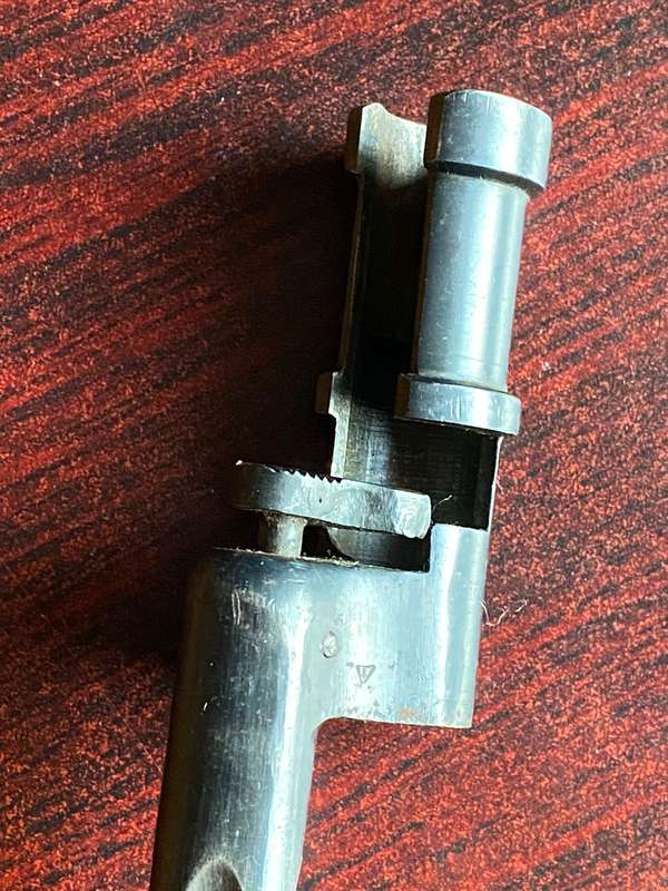 RUSSIAN 189/30 MOSIN NAGANT BAYONET WITH CRUCI FORM SOCKET-OVERALL LENGTH 50,5 CM