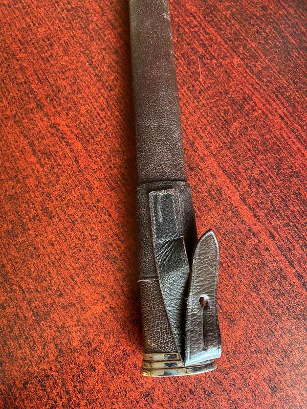 LEATHER SCABBARD FOR SA OFFICERS CEREMONIAL SWORD-OVERALL LENGTH 85,5 CM