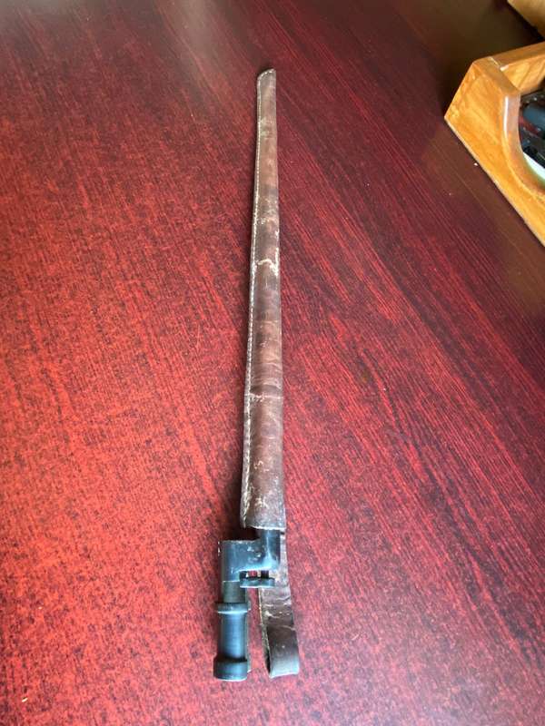 RUSSIAN 189/30 MOSIN NAGANT BAYONET WITH CRUCI FORM SOCKET-OVERALL LENGTH 50,5 CM